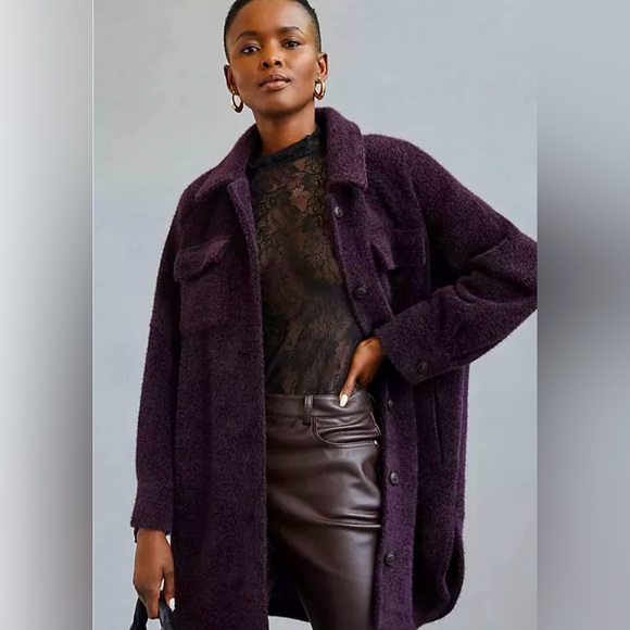 Greylin Jackets & Blazers - Greylin Purple Shacket (Anthropologie) size XL. NWOT